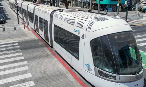 הרכבת הקלה בגוש דן. צילום: עומר פיכמן/פלאש 90