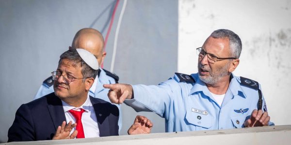 בן גביר ועמי אשד בימים אחרים. צילום: יונתן זינדל/פלאש 90