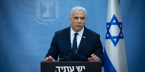 יאיר לפיד. צילום: יונתן זינדל/פלאש 90