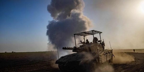 טנק צה"לי סמוך לעזה. צילום: חיים גולדברג/פלאש 90