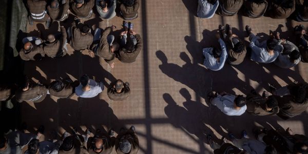 מחבלי נוח'בה בשדה תימן. צילום: חיים גולדברג/פלאש 90