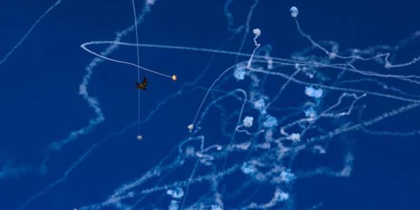 יירוטים מעל שמי הצפון. צילום: דוד כהן/פלאש 90