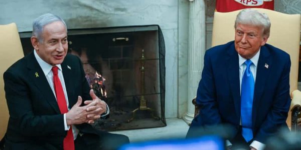 נתניהו וטראמפ בחדר הסגלגל. צילום: לירי אגמי/פלאש 90