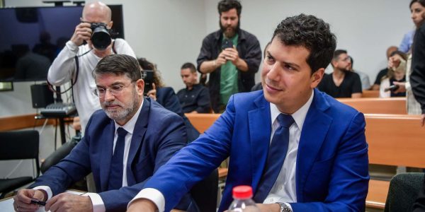 עו"ד עמית חדד וסבוראי, בדיון בהארכת מעצרם של יונתן אוריך ואלי פלדשטיין. צילום: אבשלום ששוני/פלאש 90