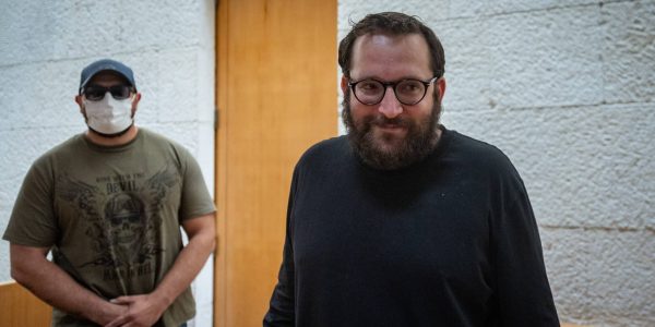 יונתן אוריך בבית המשפט. צילום: חיים גולדברג/פלאש 90