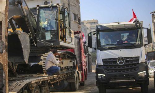 הכלים הכבדים בשירות חמאס. צילום: עלי חסן/פלאש 90