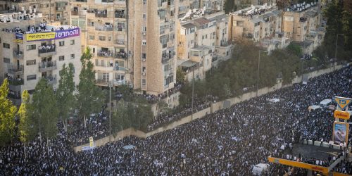 עצרת המיליון. צילום: יונתן זינדל/פלאש 90