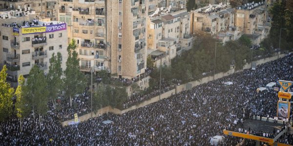 עצרת המיליון. צילום: יונתן זינדל/פלאש 90