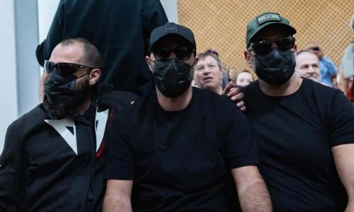 לוחמי כח 100 בדיון בבג"ץ
צילום: יונתן סינדל פלאש 90