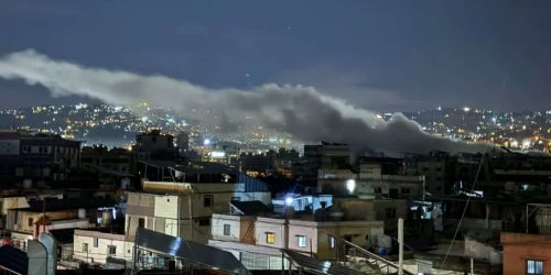 תקיפות ברובע הדאחייה בביירות. צילום: לפי סעיף 27 א' לחוק זכויות יוצרים