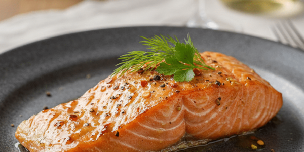 דג סלמון. יצירה AI