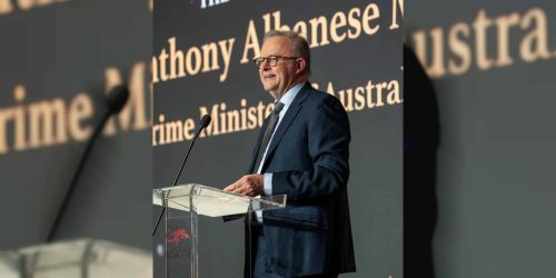 אנתוני אלבניזי ראש ממשלת אוסטרליה. צילום: X