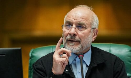 יו"ר הפרלמנט האיראני קאליבאף