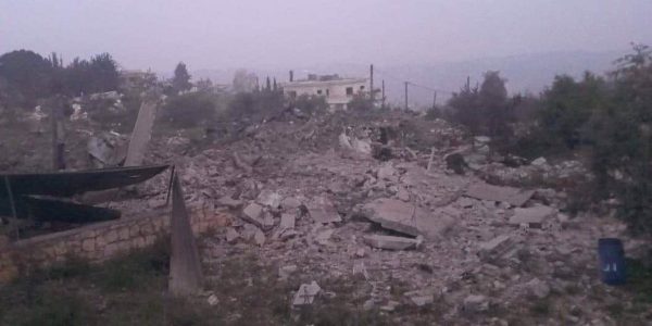 תוצאות התקיפה בלבנון. צילום: רשתות ערביות