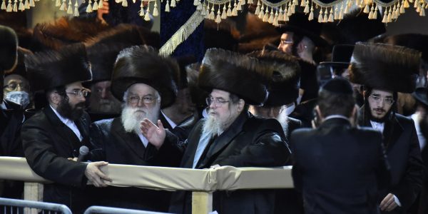 האדמו״ר מבעלזא בשמחת בית בעלזא האחרונה // צילום: שוקי לרר