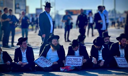 הפגנות הפלג הירושלמי הקיצוני צילום: משה נוי