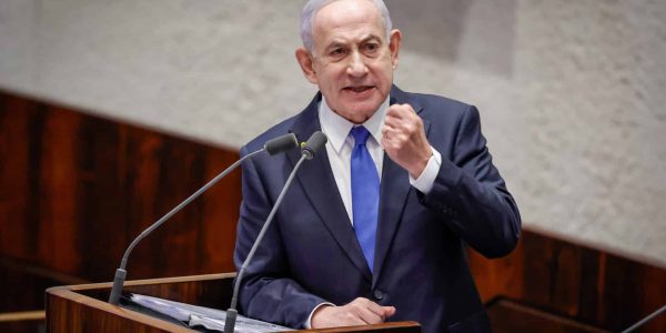 נתניהו נואם במליאה. צילום: נועם מושקוביץ/דוברות הכנסת