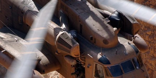 מסוק יחידת 669 בפעולה במדבר יהודה | צילום: פלאש90