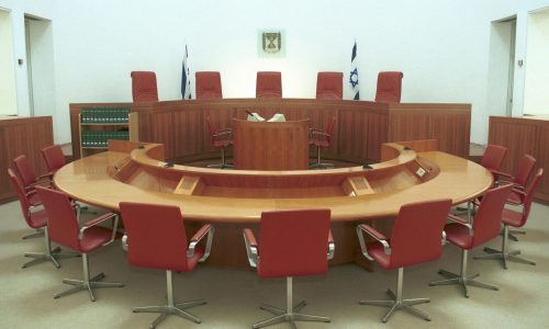 אולם הדיונים בבית המשפט העליון // צילום: פלאש 90