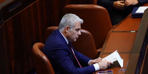 יאיר לפיד (עדינה ולמן - דוברות הכנסת)