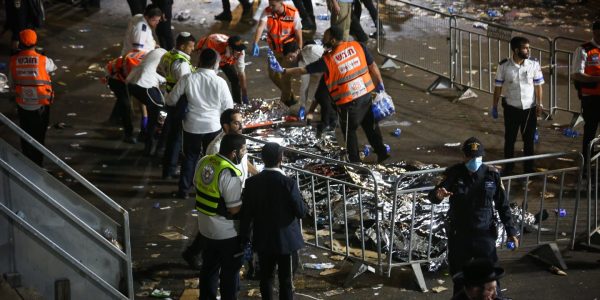 זירת אסון מירון | צילום: פלאש 90