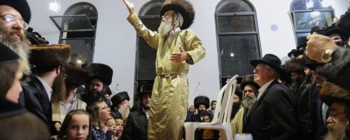 המשפיע רבי אלימלך בידרמן בצפת//צילומים: דוד כהן/ פלאש 90