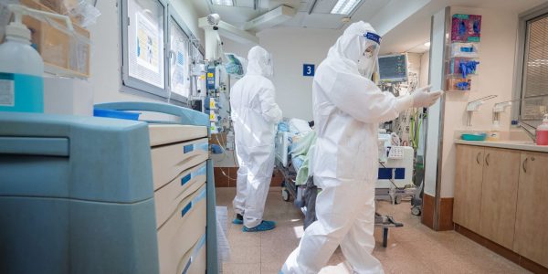מחלקה לטיפול נמרץ קורונה בסורוקה// צילום: דוברות סורוקה