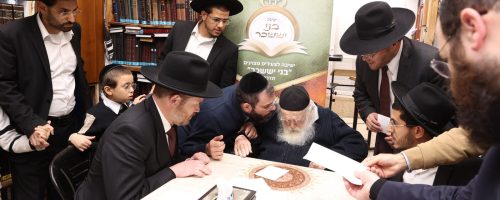 רבני ישיבת בני יששכר אצל מרן שר התורה