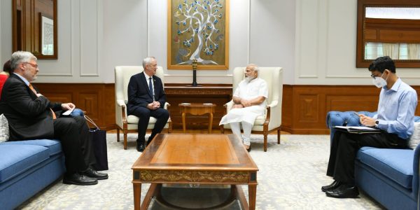 שר הביטחון בני גנץ מתארח אצל ראש ממשלת הודו נרנדרה מודי