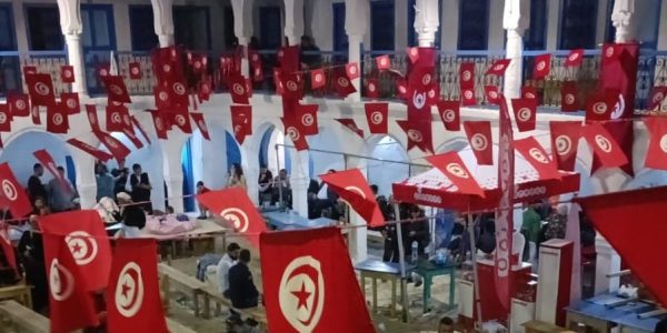 בית הכנסת בג'רבא, דקות לפני הפיגוע. צילום: יואל מדאר