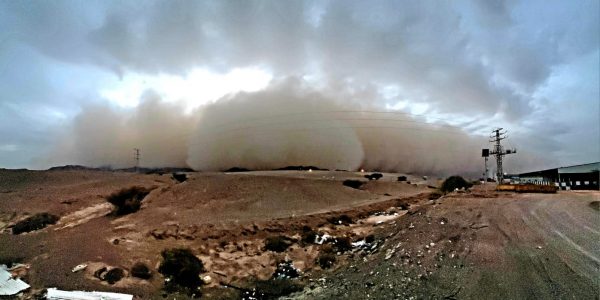 סופת חול. צילום: רשות הטבע והגנים