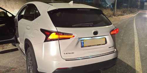 רכב גנוב שנתפס בידי המשטרה. צילום: דוברות המשטרה