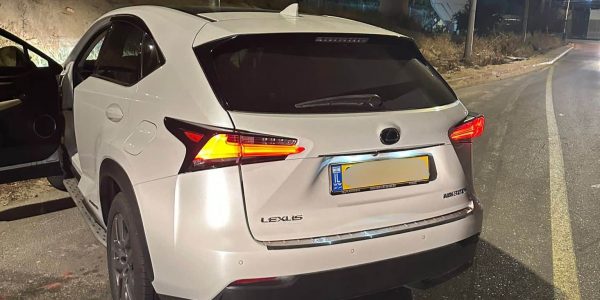 רכב גנוב שנתפס בידי המשטרה. צילום: דוברות המשטרה