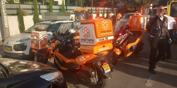 זירת התאונה. צילום: איחוד הצלה