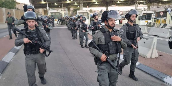 לוחמי משמר הגבול, שוטרי מחוז ירושלים וכוחות צה״ל. צילום: דוברות המשטרה