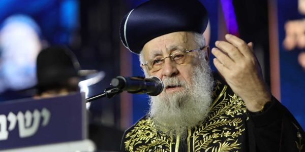 הראשון לציון רבי יצחק יוסף. צילום: באדיבות המצלם