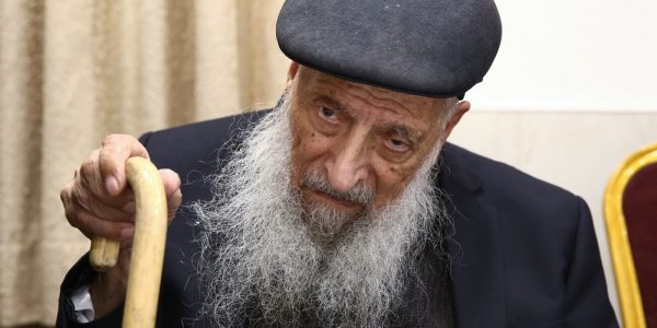 זקן המקובלים רבי שלום שמואלי. צילום: יעקב כהן