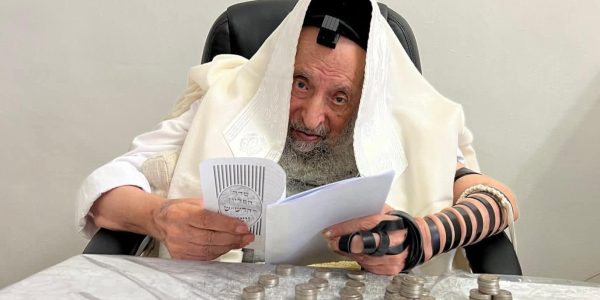 זקן המקובלים הגר"ש שמואלי זצ"ל. צילום: באדיבות המשפחה