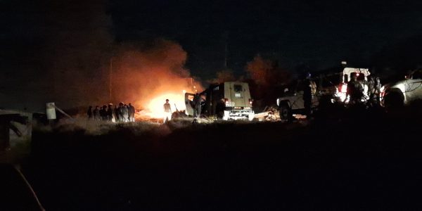 הכוחות מבצעים הרס במאחז גבעת צור הראל  צילום: באדיבות המצלם