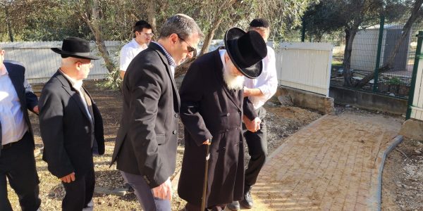 רבה של בית חלקיה באירוע  צילום: שמואל נמירובסקי