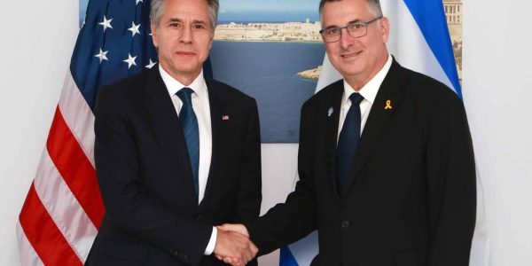 סער ובלינקן  צילום: שלו מן