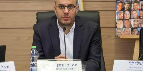 יו"ר ועדת הבריאות ח"כ יוני משריקי. צילום: דוברות הכנסת