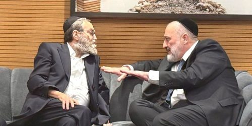 שיתוף פעולה. דרעי וגפני. צילום: באדיבות המצלם