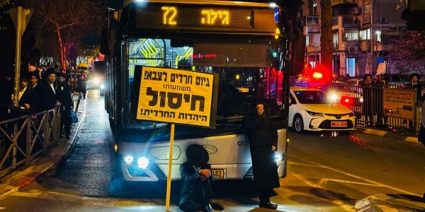 ההפגנה  צילום: דוברות משטרת ישראל