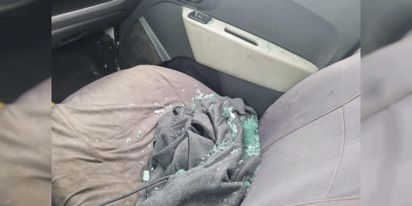 אחד הרכבים שנפגעו