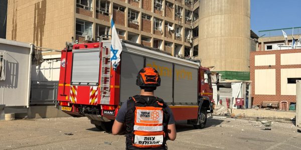 זירת הנפילה בסורוקה  צילום: דוברות איחוד הצלה
