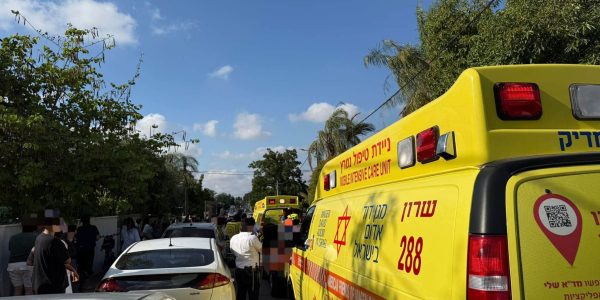 זירת האירוע צילום מד"א