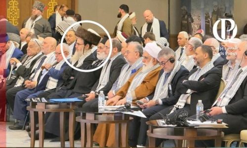 איש נטורי קרתא בכנס האנטי-ישראלי   צילום: לפי סעיף 27א