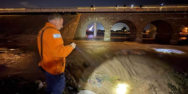 החיפושים בנחל מיתר. צילום: יחל"צ עציון