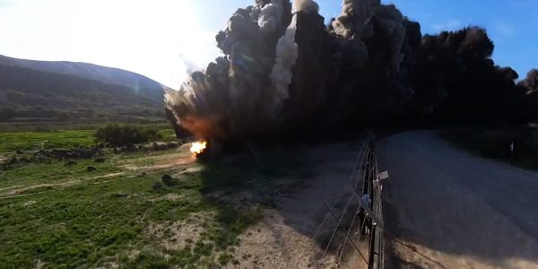 פיצוץ המוקשים  צילום: משרד הביטחון